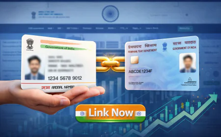 PAN Aadhaar Link 2026 ऑनलाइन लिंक कैसे करें, अंतिम तारीख व पूरी जानकारी