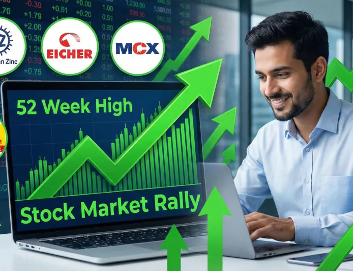 Stock Market Today Hindustan Zinc Eicher Motors MCX Hit 52 Week High